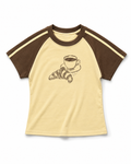The One With The Croissant - Yellow Graphic T-Shirt